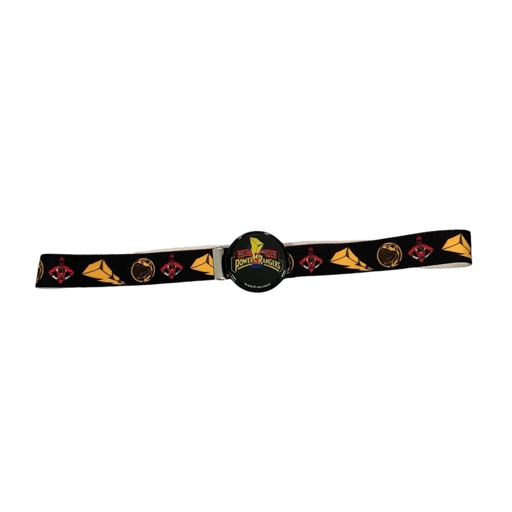 Vintage Mighty Morphin Power Rangers Red Ranger Jason Kids 1994 Elastic Belt